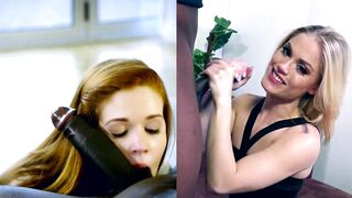 Incredible Young chick Suck huge ebony penis - Compilation