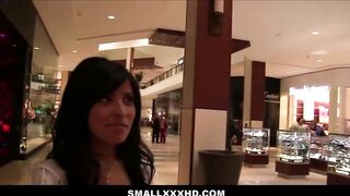 Slender Young Latina Tiny 19 Yo Picked Up At Mall &