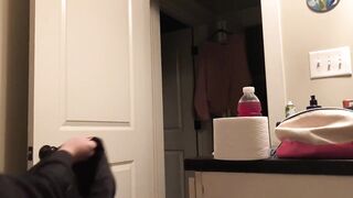 Hidden Shower 36 - Big Twat & Piercingsin tits