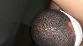 cute desi Girl sucks long african penis for paid