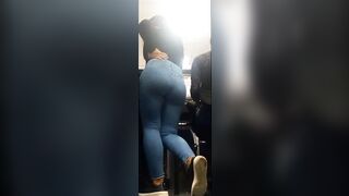 Long ass Latina poses for the camera
