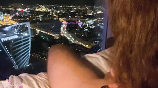 babe Gf Sucking Off Off Cock and Fucking Near the Window