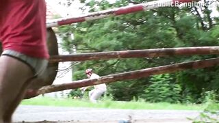 Small tits skinny barely legal cunt with mouth PUBLIC gang bang sex Part 4