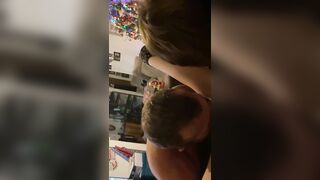 Friend Eats Wife’s Pussy Cream Pie on his Face Husband Records