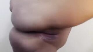 Fat Vagina Close Up. Masturbation with Dildo