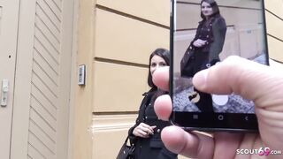 GERMAN SCOUT - SLIM CZECH TEENAGERS TINA SEDUCE TO BANGED!