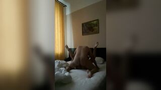Russian boy and sluts . Home video .