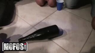 MOFOS - Real dorm Bimbo Party spin the bottle suck the cock
