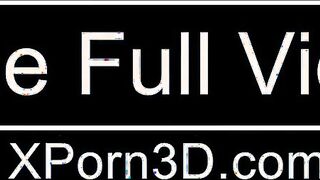 3D Porn POV Busty Blonde Gagging Blowjob 2