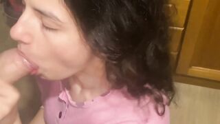 Penis Rides Inside The Kitchen - Sofia Bresciani & Luca Besciani two