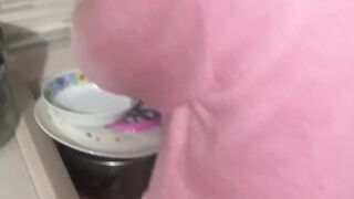 Penis Rides Inside The Kitchen - Sofia Bresciani & Luca Besciani two