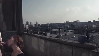 Eva Plowed Out On The Balcony - Eva Pounded Out On The Balcony two