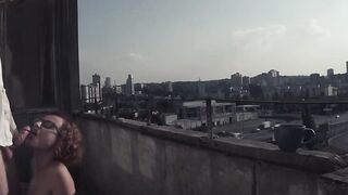 Eva Plowed Out On The Balcony - Eva Pounded Out On The Balcony two