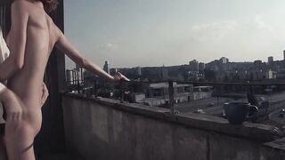Eva Plowed Out On The Balcony - Eva Pounded Out On The Balcony two
