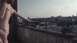 Eva Plowed Out On The Balcony - Eva Pounded Out On The Balcony two