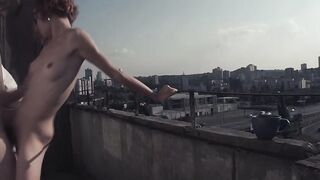 Eva Plowed Out On The Balcony - Eva Pounded Out On The Balcony two