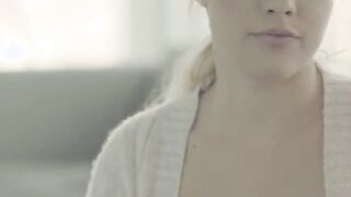 cumshot naughty blonde fucks her sisters man