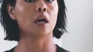 blowjob asian milf dana vespoli rides inked stud, small hands