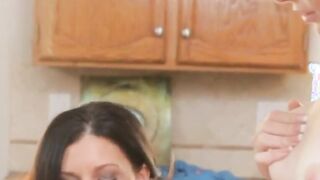 cumshot mom turns study time into fuck time