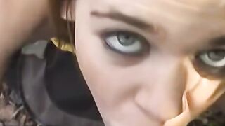 Daphne Takes A Sticky Facial Out Into The Wood - Daphne Takes A Sticky Facial Out Inside The Wood two