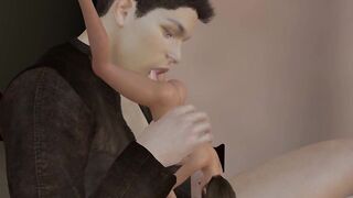 3D Giant male fucking a hot tiny teen babe 2