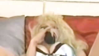 BLONDE EXPLOSION Insatiable Blonde Bombshell RIDES THE EBONY WAVE OF ECSTACY!