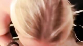 Blonde Bombshell McKenzie GETS ROGGED BY GIANT DILDO  Behind POV