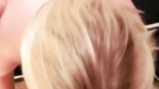 Blonde Bombshell McKenzie GETS ROGGED BY GIANT DILDO  Behind POV