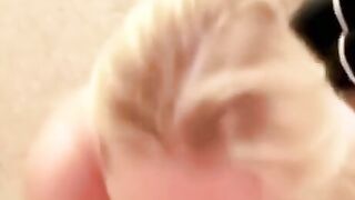Blonde Bombshell McKenzie GETS ROGGED BY GIANT DILDO  Behind POV