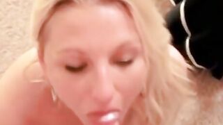 Blonde Bombshell McKenzie GETS ROGGED BY GIANT DILDO  Behind POV