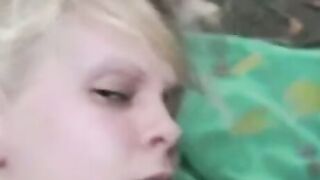 BARE IT ALL IN THE BOONIES! Shy Blonde Bombshell Amber Gets SMASHED BY A RAGING HORSE Inside The Woods 2!