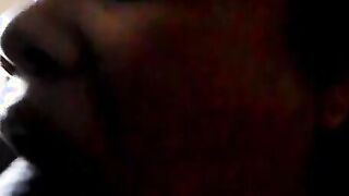 Long Ebony Lovers Performance At Home - Veronica & Huge Meech two