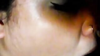 Long Ebony Lovers Performance At Home - Veronica & Huge Meech two