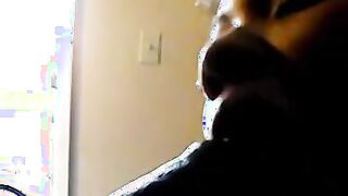 Long Ebony Lovers Performance At Home - Veronica & Huge Meech two