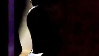 Long Ebony Lovers Performance At Home - Veronica & Huge Meech two