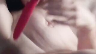 WET DREAMS COME TRUE.Beginning Milf Seduces Herself with Cream Filled Orgasm