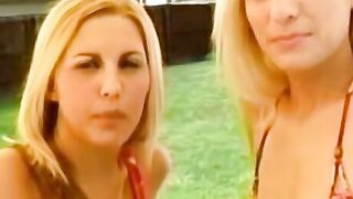 Barely Legal Blonde Lesbians Got Busy By The Pool - Barely Legal Blonde Lesbians Got Busy By The Pool two