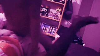 MESSY BLACK COCK THREESOME FOR SLUTWIFE IVY SIN  SHE CANT HANDLE THE PAIN!