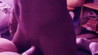 MESSY BLACK COCK THREESOME FOR SLUTWIFE IVY SIN  SHE CANT HANDLE THE PAIN!