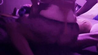 MESSY BLACK COCK THREESOME FOR SLUTWIFE IVY SIN  SHE CANT HANDLE THE PAIN!