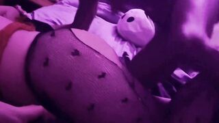 MESSY BLACK COCK THREESOME FOR SLUTWIFE IVY SIN  SHE CANT HANDLE THE PAIN!