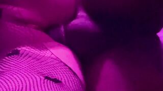 MESSY BLACK COCK THREESOME FOR SLUTWIFE IVY SIN  SHE CANT HANDLE THE PAIN!