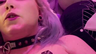 MESSY BLACK COCK THREESOME FOR SLUTWIFE IVY SIN  SHE CANT HANDLE THE PAIN!