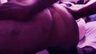MESSY BLACK COCK THREESOME FOR SLUTWIFE IVY SIN  SHE CANT HANDLE THE PAIN!