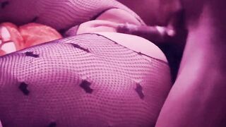 MESSY BLACK COCK THREESOME FOR SLUTWIFE IVY SIN  SHE CANT HANDLE THE PAIN!