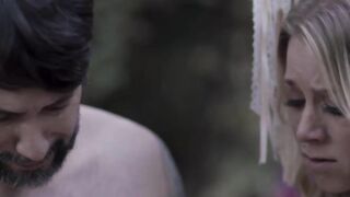 Almost married man fucks blue haired babe