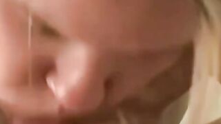BLONDE EXPLOSION Sunshine Gobbles Massive Dick Like Its Her LAST THING ALIVE!