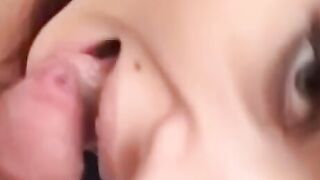 Doe Eyed Katrina Blows Maxx's Penis For A Facial - Doe Eyed Katrina Blows Maxx's Penis For A Facial two