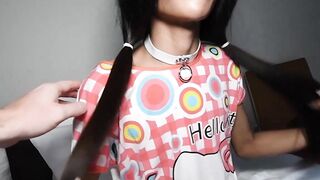 Cute slender ladyboy enjoyed ass fucking