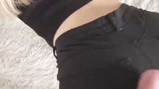 POV Fucked Sexy Girlfriend after School Cum on Shoes